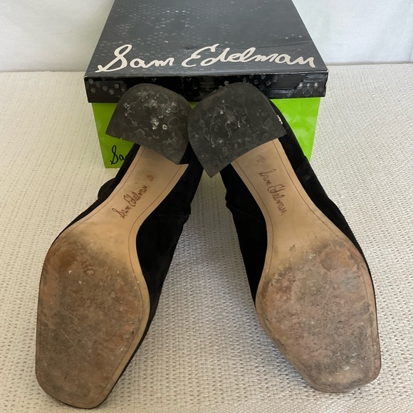Sam Edelman Black Ankle Booties Stylish and Comfortable - Picture 6 of 8